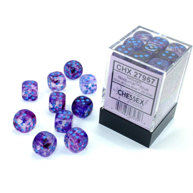 CHX 27957 Nebula 12mm D6 Nocturnal/blue Block (36)