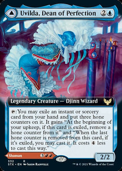 Uvilda, Dean of Perfection // Nassari, Dean of Expression (Extended Art) [Strixhaven: School of Mages]-1