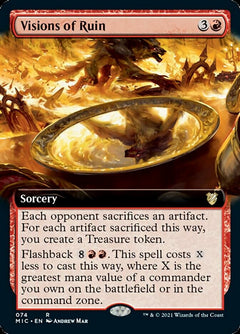 Visions of Ruin (Extended Art) [Innistrad: Midnight Hunt Commander]-1