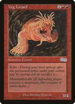 Vug Lizard [Urza's Saga]-1