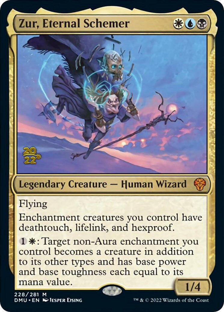 Zur, Eternal Schemer [Dominaria United Prerelease Promos]-1