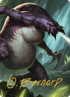 Ettercap Art Card (Gold-Stamped Signature) [Commander Legends: Battle for Baldur's Gate Art Series]-1