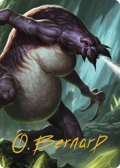 Ettercap Art Card (Gold-Stamped Signature) [Commander Legends: Battle for Baldur's Gate Art Series]-1