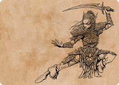 Lae'zel, Vlaakith's Champion Art Card [Commander Legends: Battle for Baldur's Gate Art Series]-1