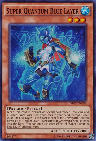 Super Quantum Blue Layer [OP02-EN008] Super Rare