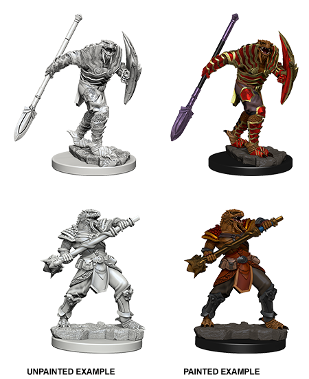 D&D Nolzurs Marvelous Unpainted Miniatures Dragonborn Male Fighter with Spear-1
