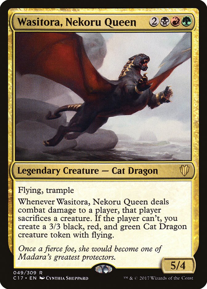 Wasitora, Nekoru Queen [Commander 2017]-1