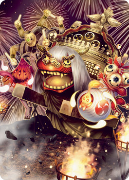 March of Reckless Joy Art Card [Kamigawa: Neon Dynasty Art Series]-1