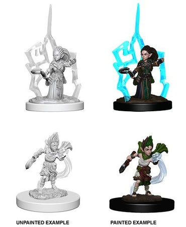 Pathfinder Deep Cuts Unpainted Miniatures Gnome Female Druid