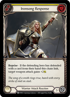 Ironsong Response (Yellow) [U-WTR133] (Welcome to Rathe Unlimited)  Unlimited Rainbow Foil-1