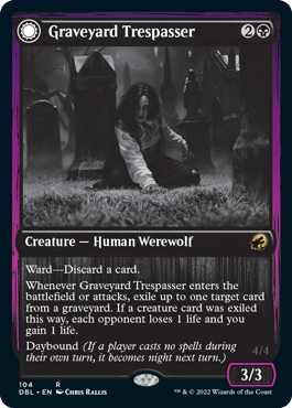 Graveyard Trespasser // Graveyard Glutton [Innistrad: Double Feature]-1