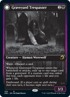 Graveyard Trespasser // Graveyard Glutton [Innistrad: Double Feature]-1
