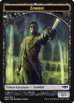 Zombie Token [Ravnica Allegiance Tokens]-1