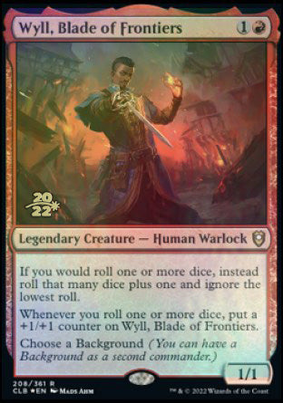 Wyll, Blade of Frontiers [Commander Legends: Battle for Baldur's Gate Prerelease Promos]-1