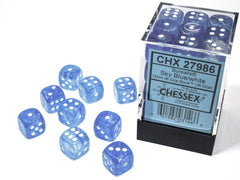 CHX 27986 Borealis 12mm d6 Blue/white Luminary Block (36)-1