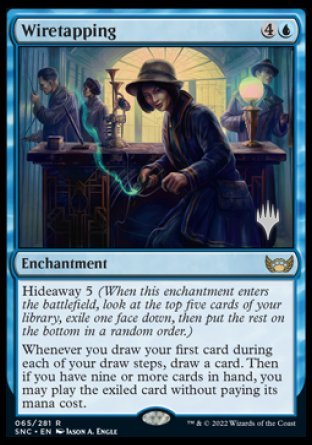 Wiretapping (Promo Pack) [Streets of New Capenna Promos]-1
