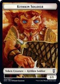 Kithkin Soldier // Pegasus Double-Sided Token [Kaldheim Commander Tokens]-1