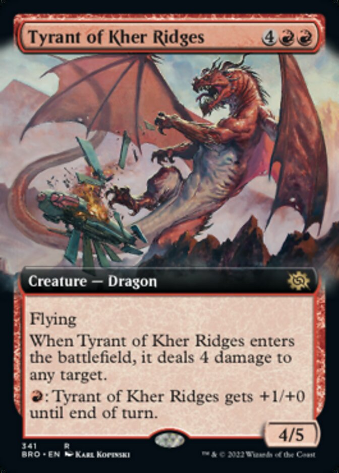 Tyrant of Kher Ridges (Extended Art) [The Brothers' War]-1