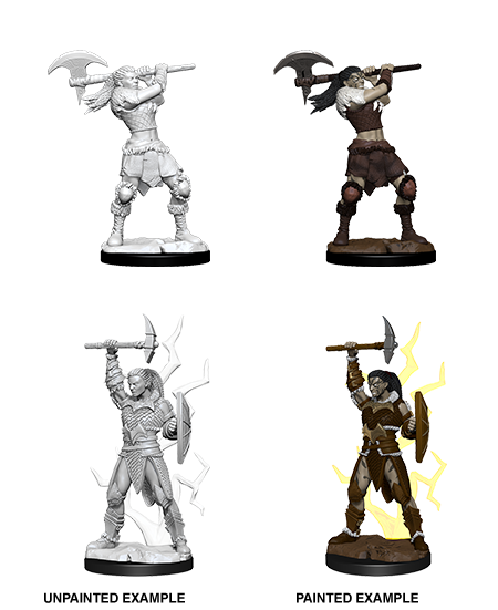 D&D Nolzurs Marvelous Unpainted Miniatures Female Goliath Barbarian-1