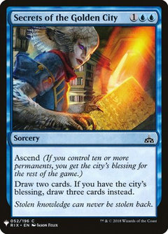 Secrets of the Golden City [Mystery Booster]-1