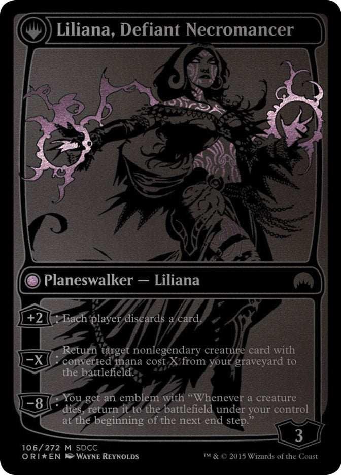 Liliana, Heretical Healer // Liliana, Defiant Necromancer [San Diego Comic-Con 2015]-2