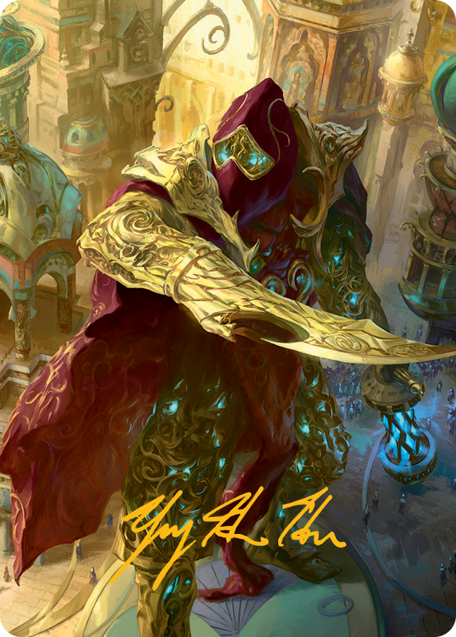 Baral, Chief of Compliance Art Card (Gold-Stamped Signature) [March of the Machine Art Series]-1