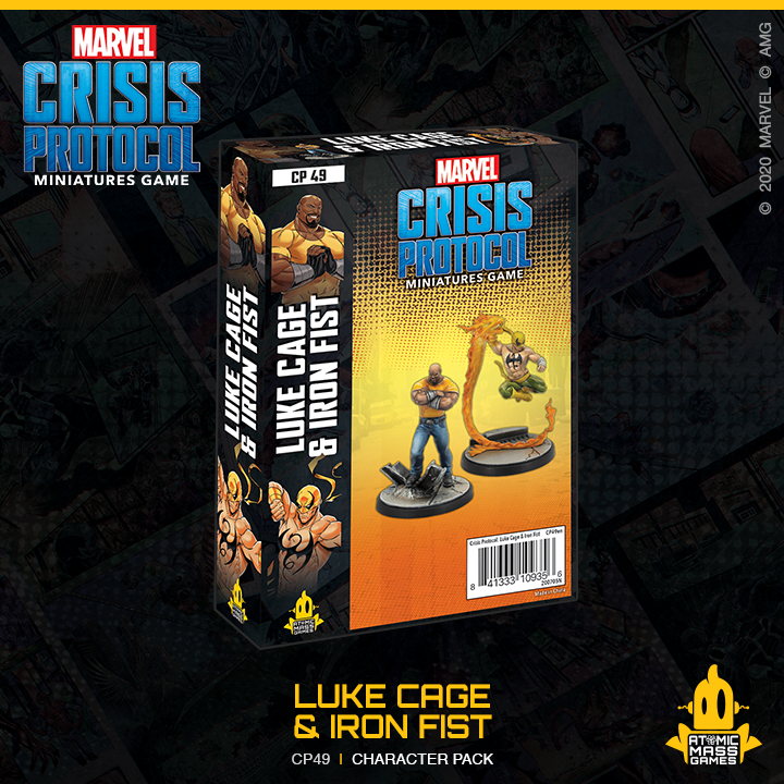 Marvel Crisis Protocol Miniatures Game Luke Cage and Iron Fist-1