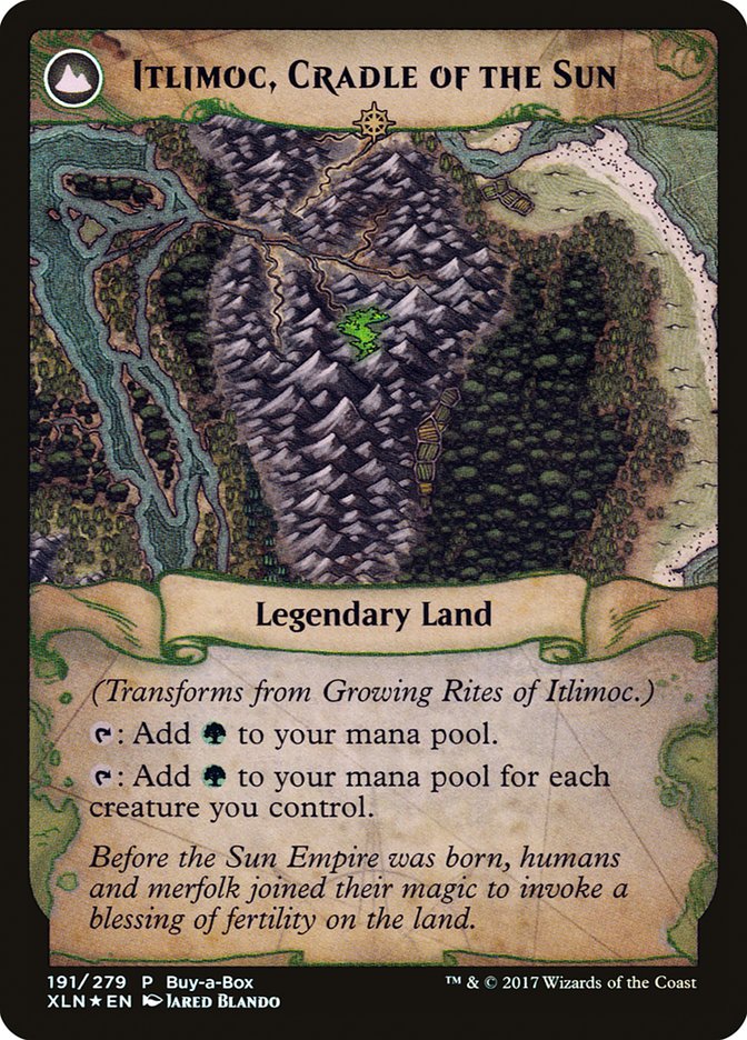 Growing Rites of Itlimoc // Itlimoc, Cradle of the Sun (Buy-A-Box) [Ixalan Treasure Chest]-2