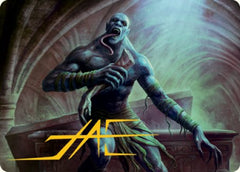 Ghoul Art Card (Gold-Stamped Signature) [Dungeons & Dragons: Adventures in the Forgotten Realms Art Series]-1