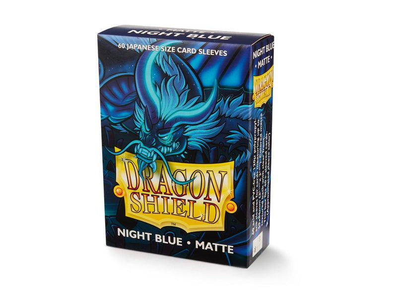 Sleeves - Dragon Shield Japanese - Box 60 - Night Blue Matte-1
