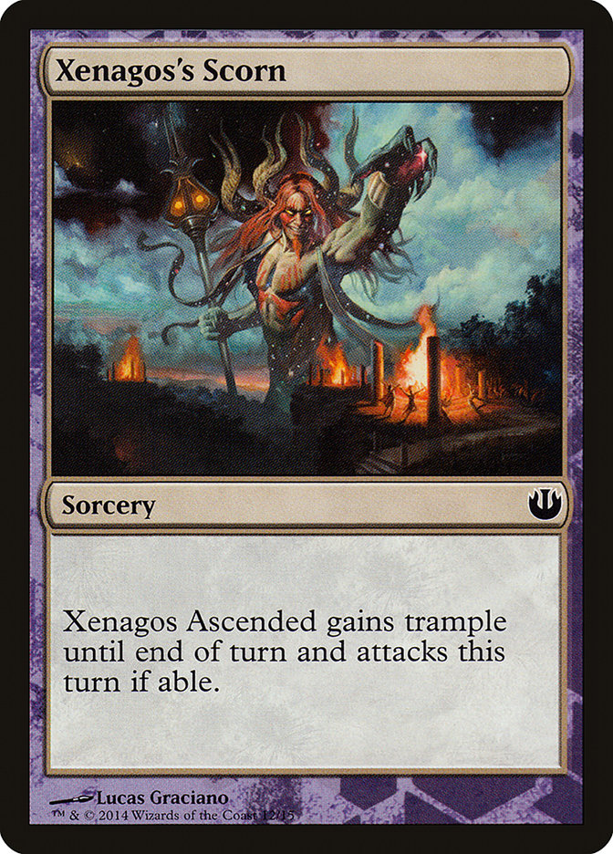Xenagos's Scorn [Journey into Nyx Defeat a God]-1