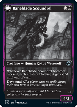 Baneblade Scoundrel // Baneclaw Marauder [Innistrad: Double Feature]-1