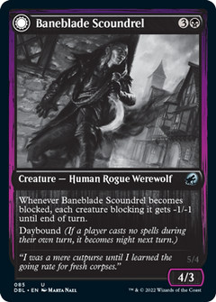 Baneblade Scoundrel // Baneclaw Marauder [Innistrad: Double Feature]-1