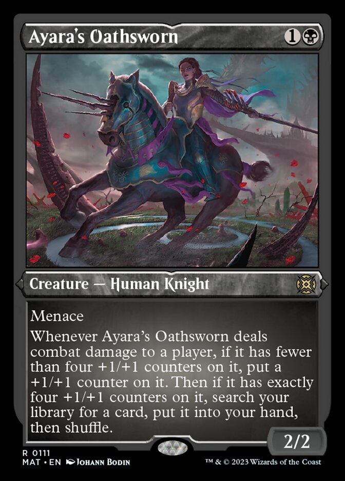Ayara's Oathsworn (Foil Etched) [March of the Machine: The Aftermath]-1