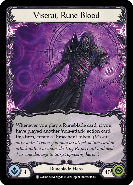 Viserai // Viserai, Rune Blood [U-ARC076 // U-ARC075] (Arcane Rising Unlimited)  Unlimited Normal-2