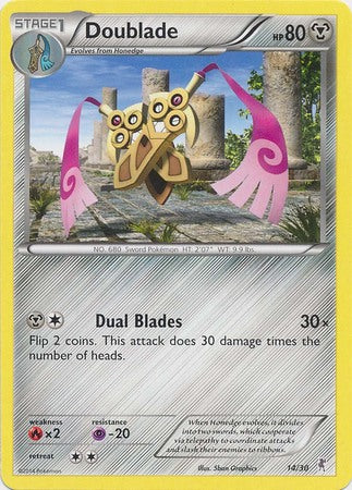 Doublade (14/30) [XY: Trainer Kit 1 - Bisharp]-1