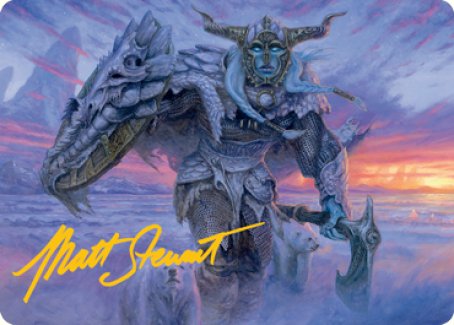 Frost Giant Art Card (Gold-Stamped Signature) [Dungeons & Dragons: Adventures in the Forgotten Realms Art Series]-1