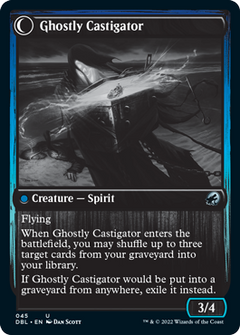 Covetous Castaway // Ghostly Castigator [Innistrad: Double Feature]-2