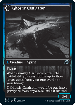 Covetous Castaway // Ghostly Castigator [Innistrad: Double Feature]-2