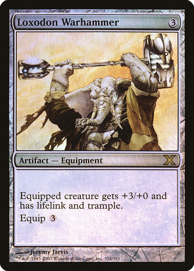 Loxodon Warhammer (Premium Foil) [Tenth Edition]-1