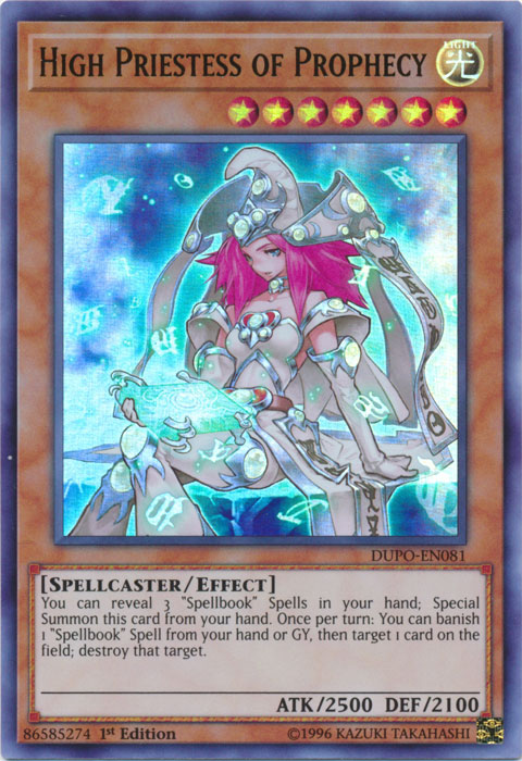 High Priestess of Prophecy [DUPO-EN081] Ultra Rare