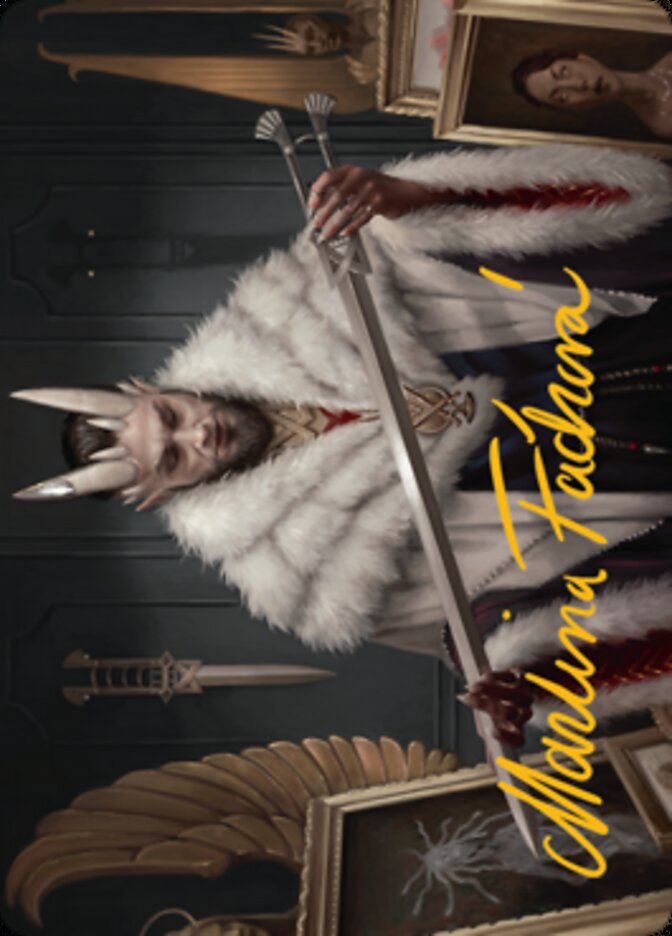 Lord Xander, the Collector Art Card (Gold-Stamped Signature) [Streets of New Capenna Art Series]-1