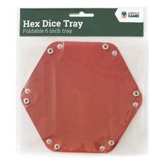 LPG Hex Dice Tray 6" Red-1