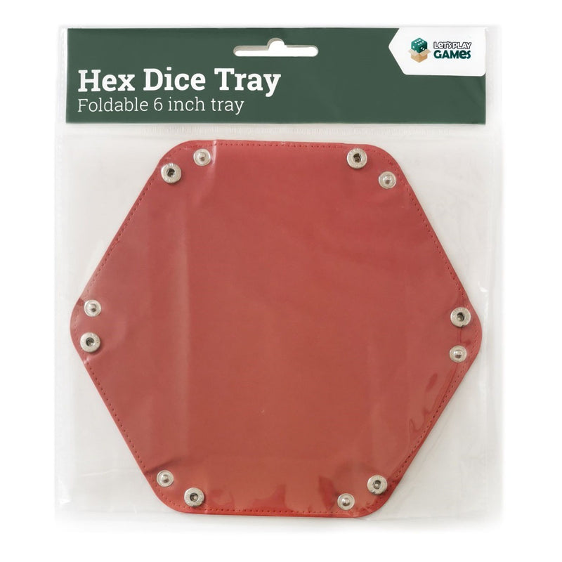LPG Hex Dice Tray 6" Red-1