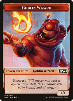 Construct // Goblin Wizard Double-Sided Token [Core Set 2021 Tokens]-2