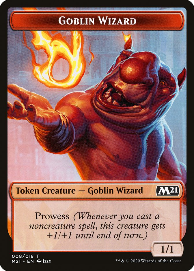Construct // Goblin Wizard Double-Sided Token [Core Set 2021 Tokens]-2