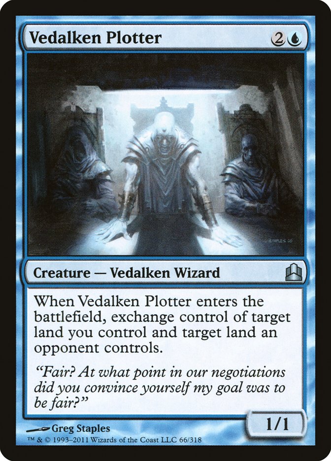 Vedalken Plotter [Commander 2011]-1