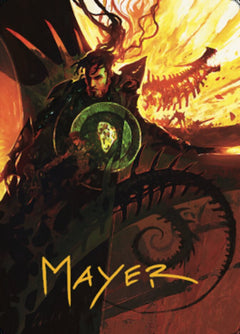 Mishra's Command Art Card (Gold-Stamped Signature) [The Brothers' War Art Series]-1