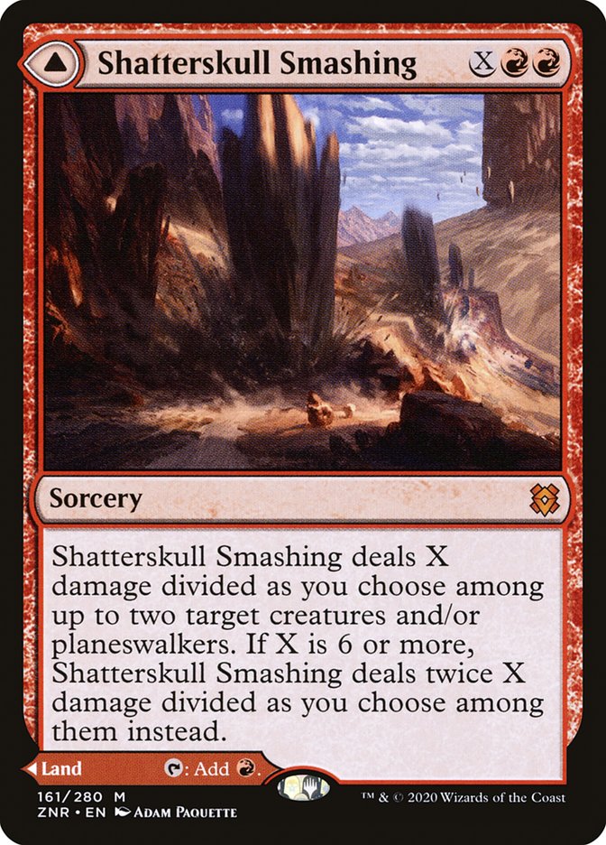 Shatterskull Smashing // Shatterskull, the Hammer Pass [Zendikar Rising]-1