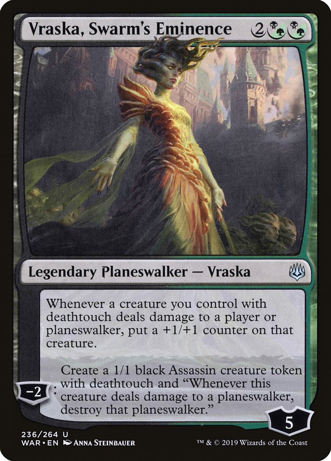 Vraska, Swarm's Eminence [War of the Spark]-1